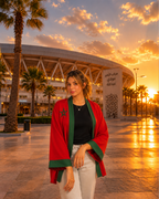 Cape marocaine brodée