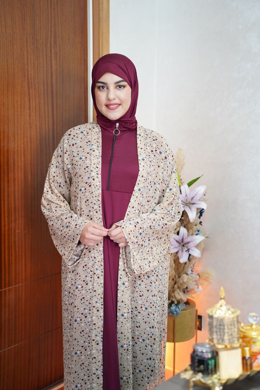 Set Modeste 4 Pièces — Kimono & Bonnet ref 03